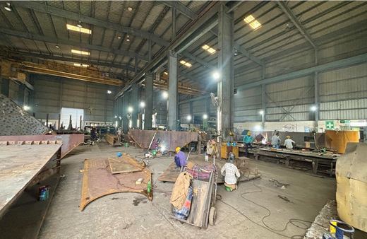 Fabrication and welding area