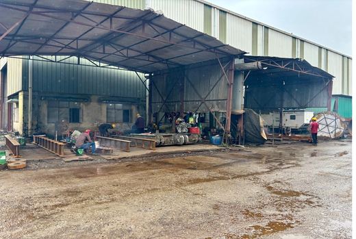 Welding area