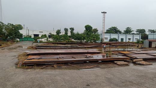 Plate and section storage yard